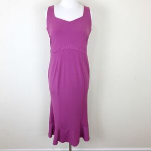 Kim & Kai Maternity Trumpet Midi Dress Medium